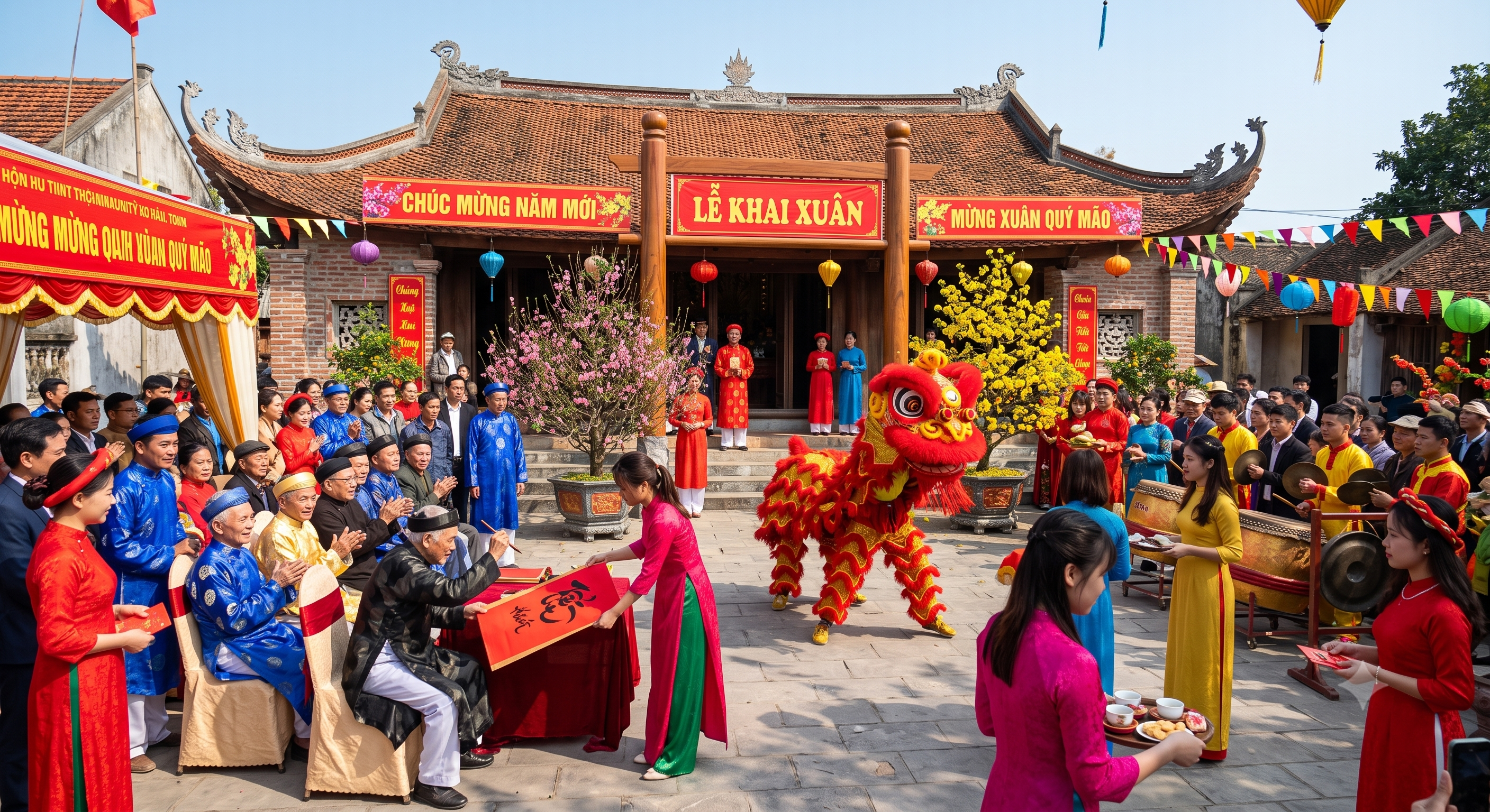 Toàn Cầu tổ chức lễ khai xuân, khởi đầu hành trình mới
