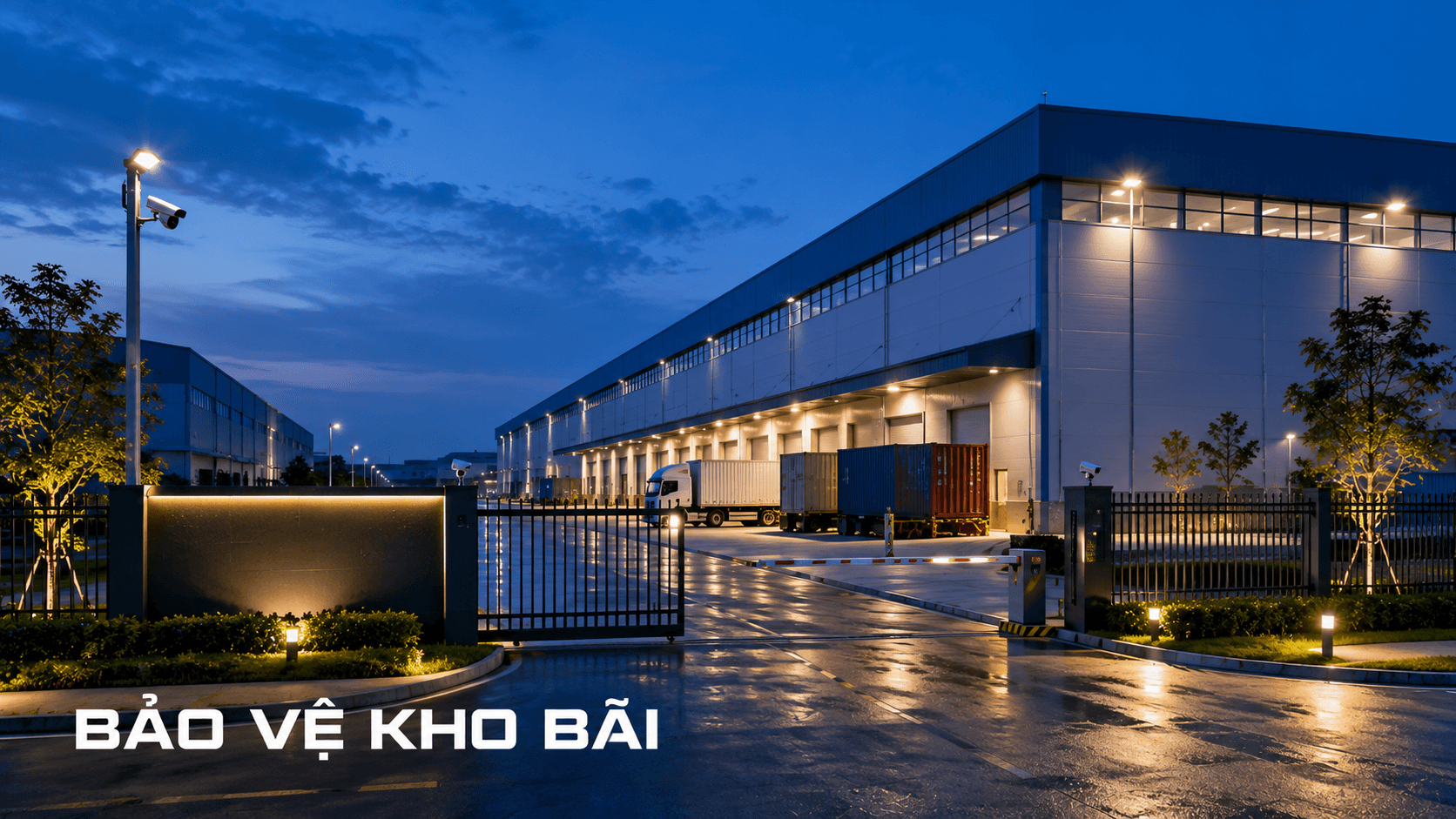 bảo vệ kho bãi banner